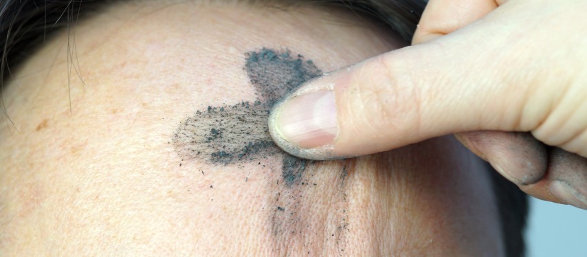 Aschekreuz zu Aschermittwoch