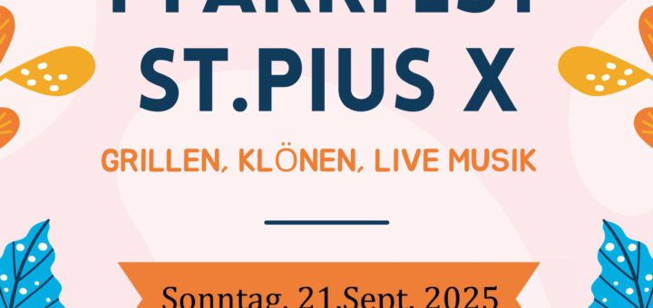 Pfarrfest St. Pius X. 2025, Grillen, Klönen, Live Musik