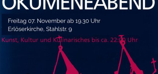 Werbebanner ökumenischer Abend, 07. November 2025