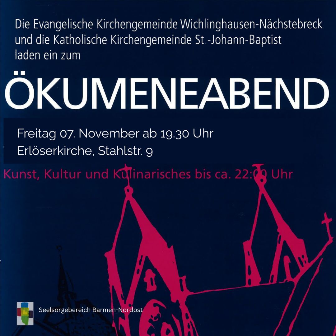 Werbebanner ökumenischer Abend, 07. November 2025