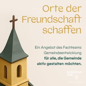 Werbe-Banner: Orte der Freundschaft schaffen