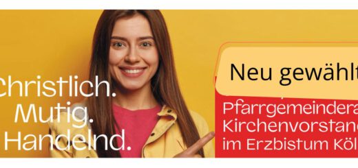 Banner. Neu gewählt! Neue Kirchenvorstände, neuer Rat der Pastoralen Einheit