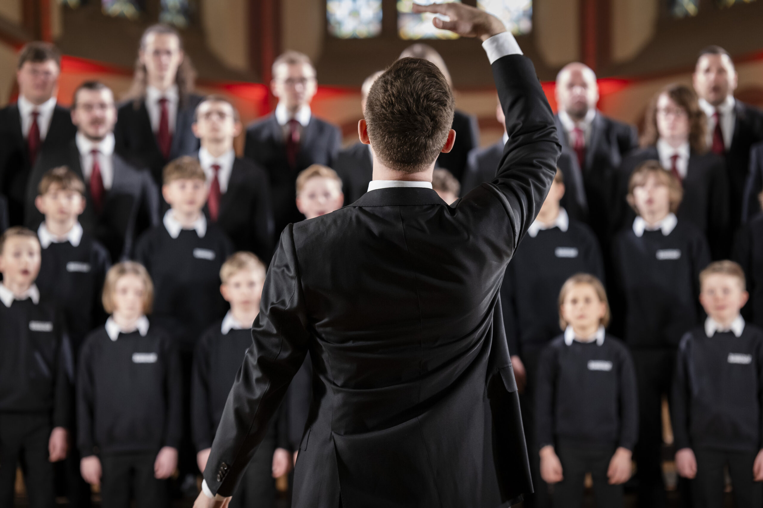 Chor mit Dirigent