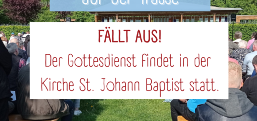 Gottesdienst auf der Trasse fällt aus