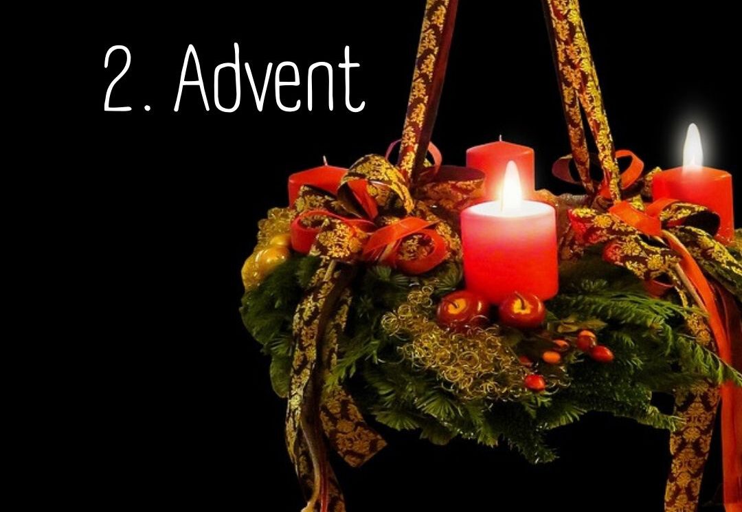Adventskranz zum 2. Advent