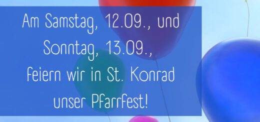 Banner zum Pfarrfest St. Konrad 2026